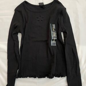 Black Long Sleeve Top